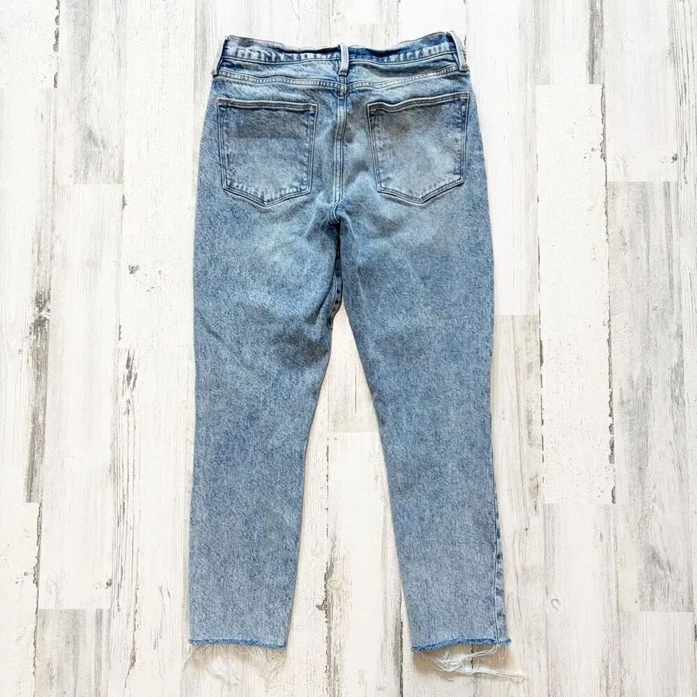 Frame Le High Skinny Crop Raw Edge Jeans Size 29